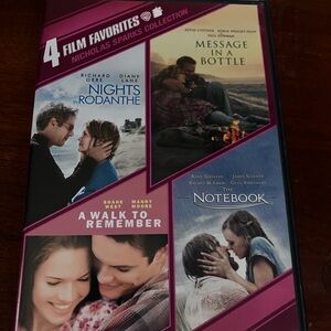 Nicholas Sparks 4 Film Favorites DVD Collection
